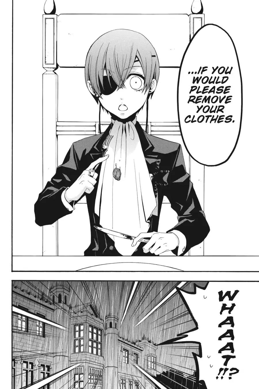Kuroshitsuji Chapter 46 page 28 - Chapter 46: At night: The Butler, Dispensable