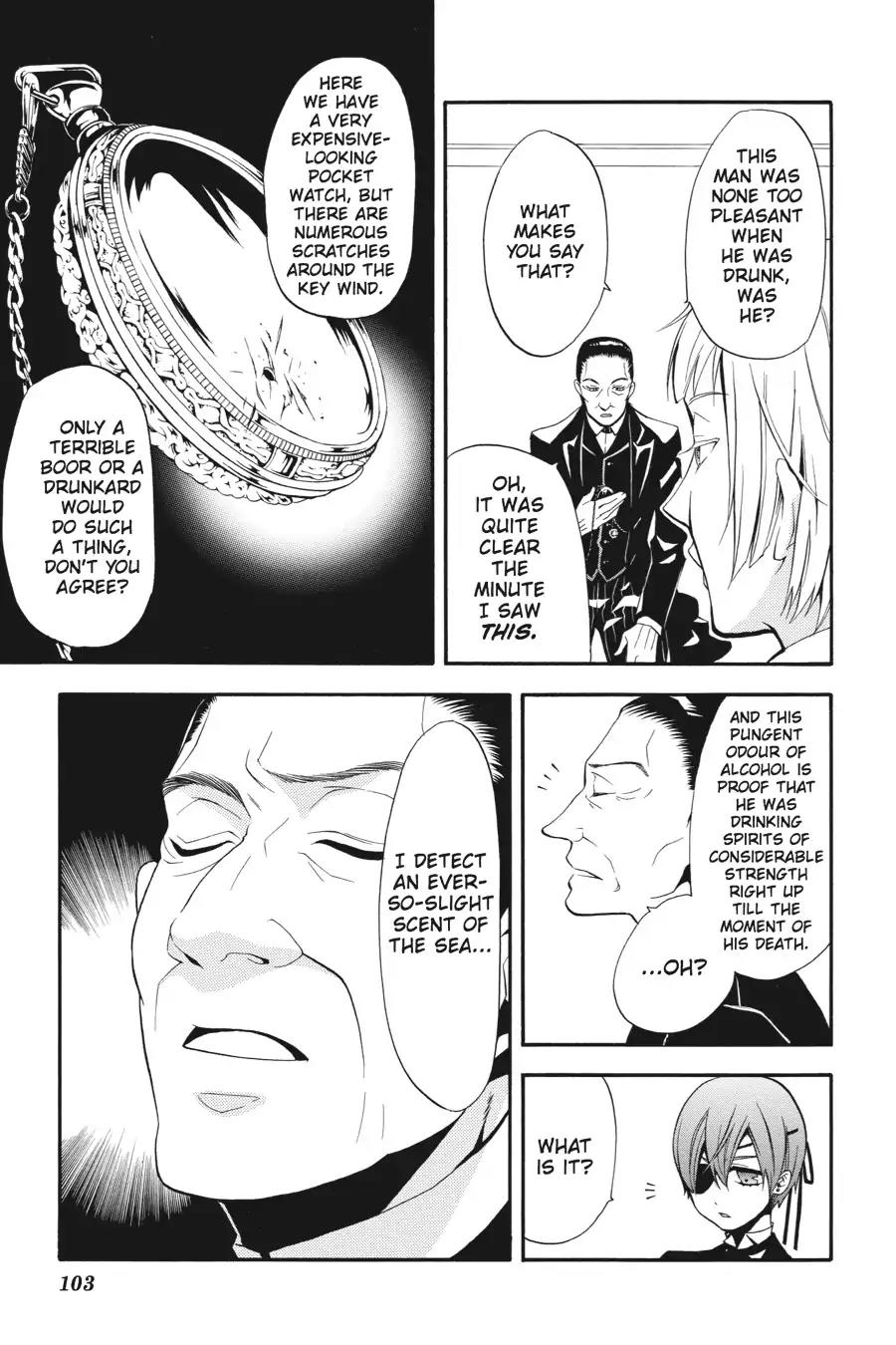 Kuroshitsuji Chapter 46 page 5 - Chapter 46: At night: The Butler, Dispensable