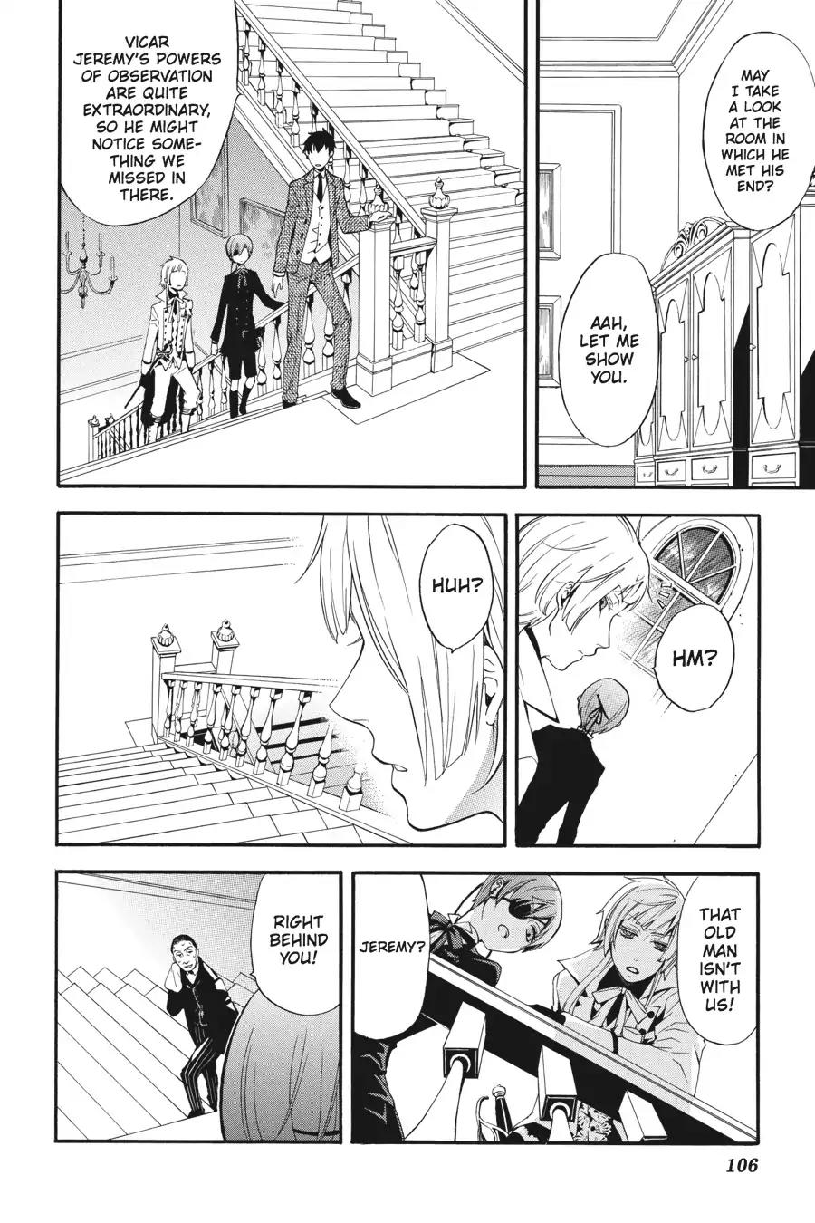 Kuroshitsuji Chapter 46 page 8 - Chapter 46: At night: The Butler, Dispensable