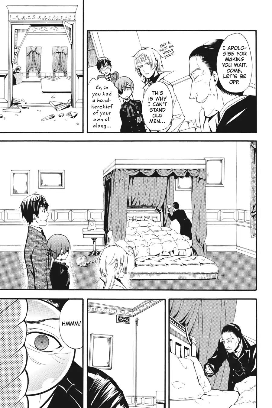 Kuroshitsuji Chapter 46 page 9 - Chapter 46: At night: The Butler, Dispensable