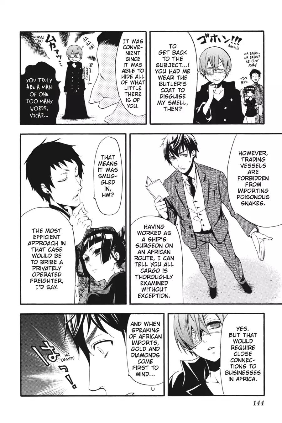 Kuroshitsuji Chapter 47 page 10 - Chapter 47: At midnight: The Butler, Contemplative
