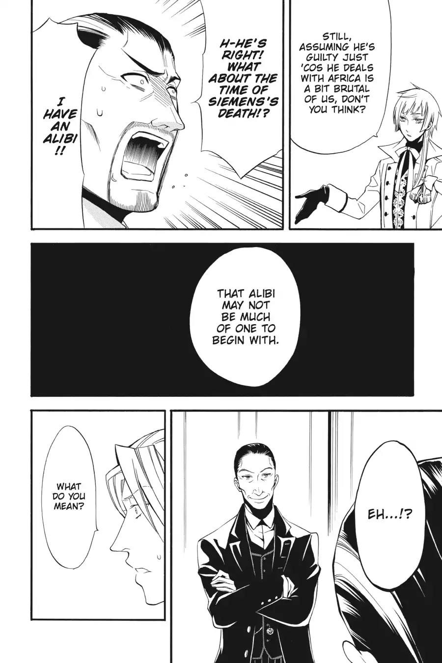 Kuroshitsuji Chapter 47 page 12 - Chapter 47: At midnight: The Butler, Contemplative