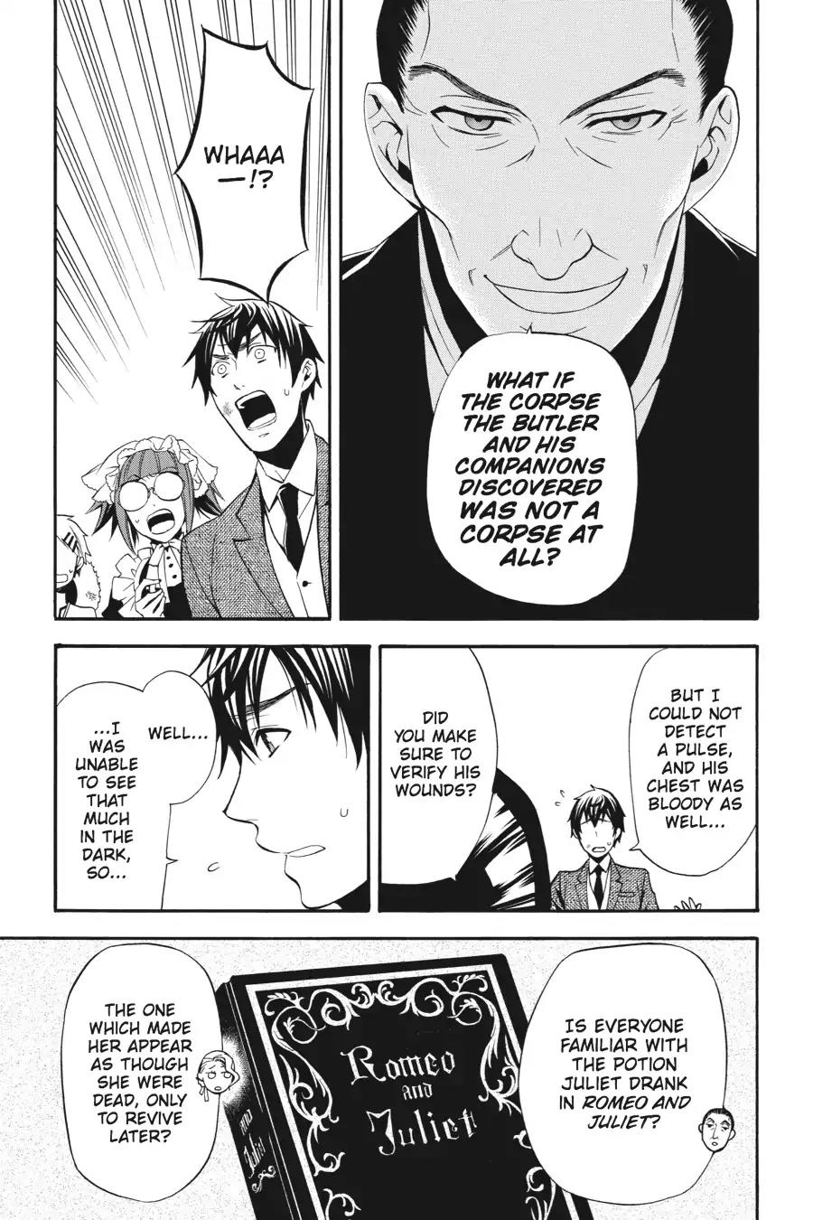 Kuroshitsuji Chapter 47 page 13 - Chapter 47: At midnight: The Butler, Contemplative