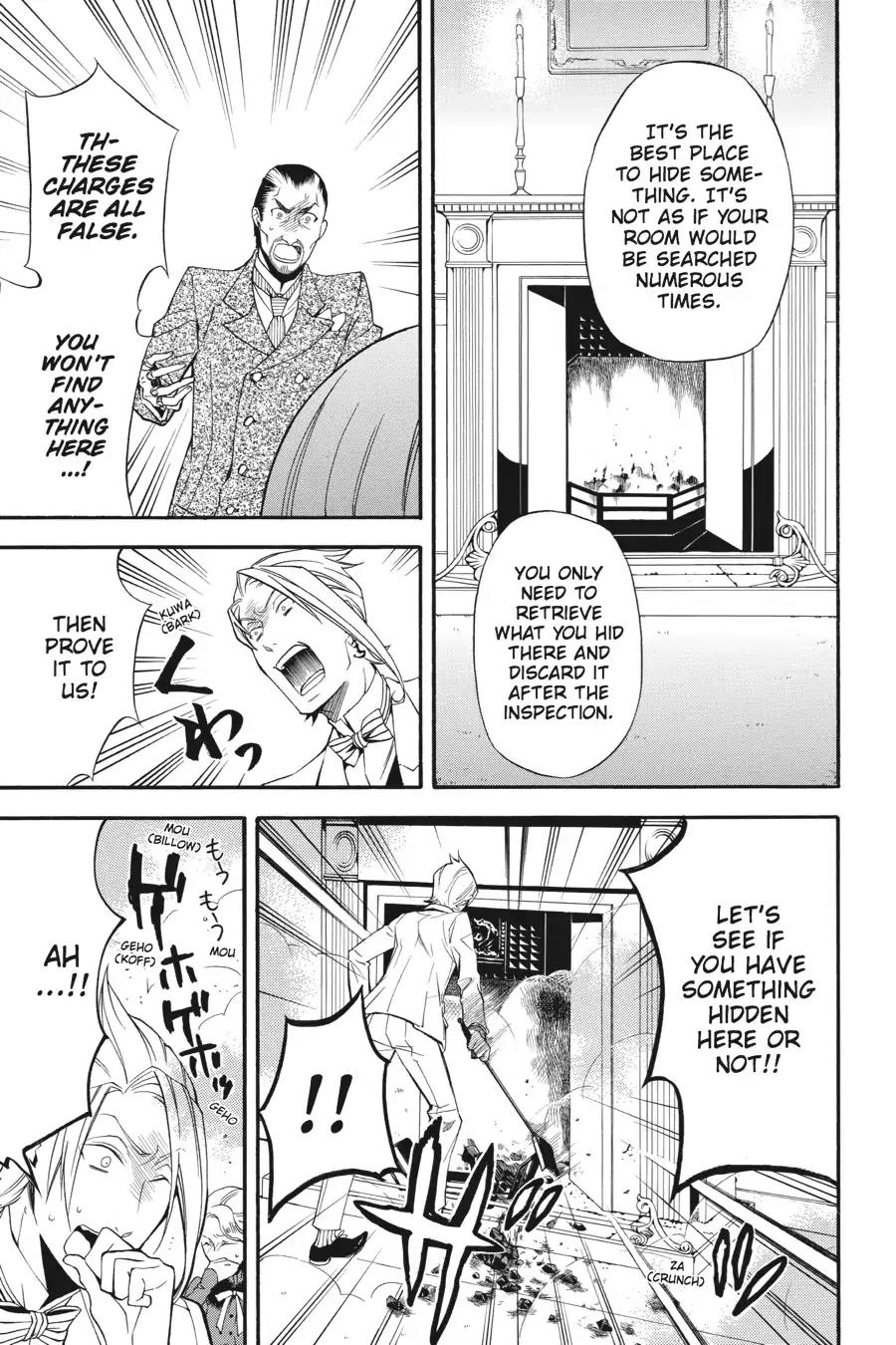 Kuroshitsuji Chapter 47 page 21 - Chapter 47: At midnight: The Butler, Contemplative
