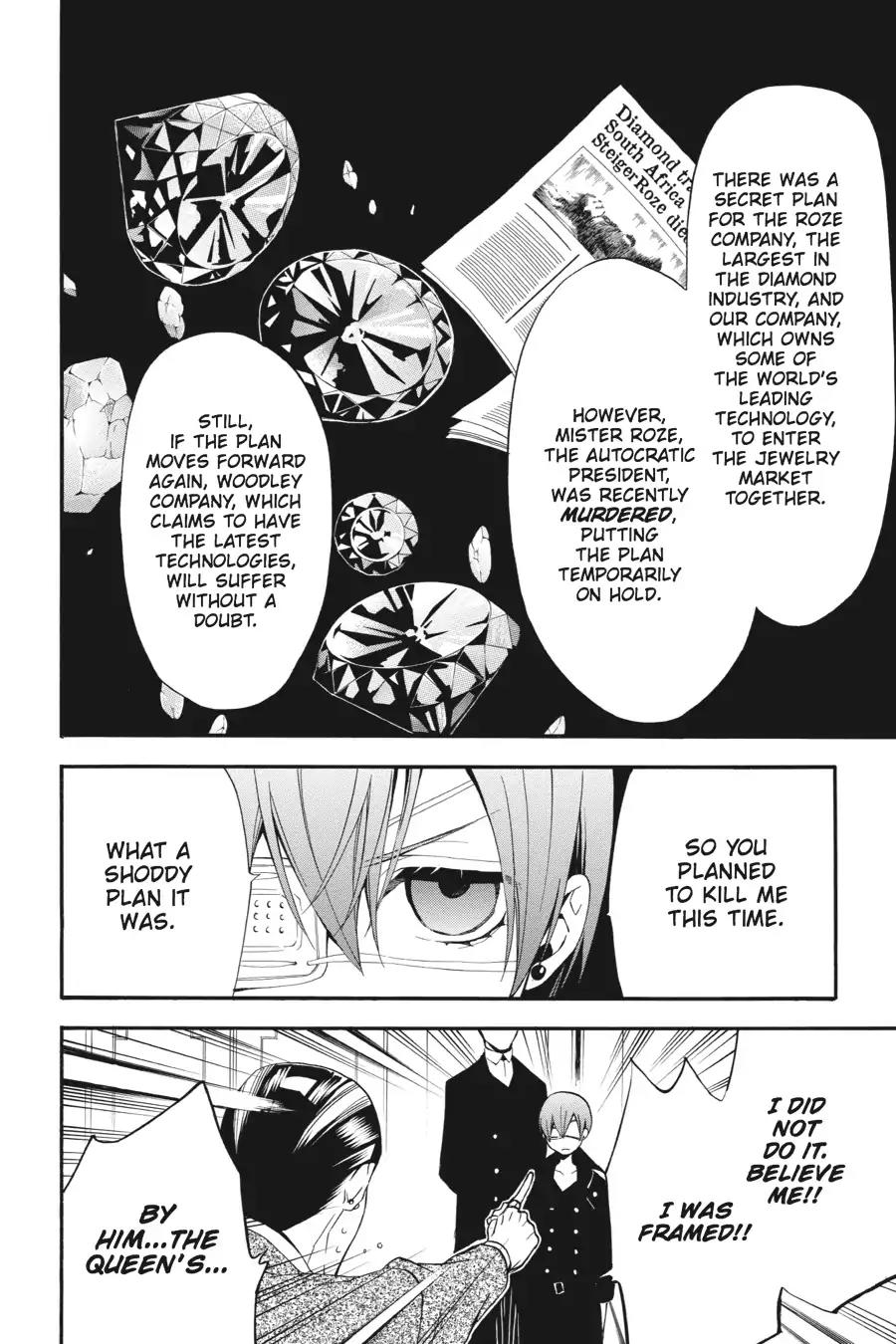 Kuroshitsuji Chapter 47 page 24 - Chapter 47: At midnight: The Butler, Contemplative