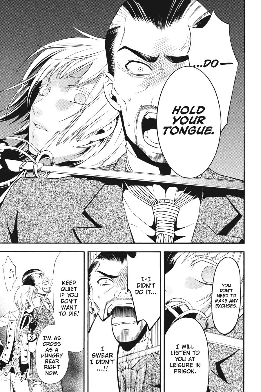 Kuroshitsuji Chapter 47 page 25 - Chapter 47: At midnight: The Butler, Contemplative