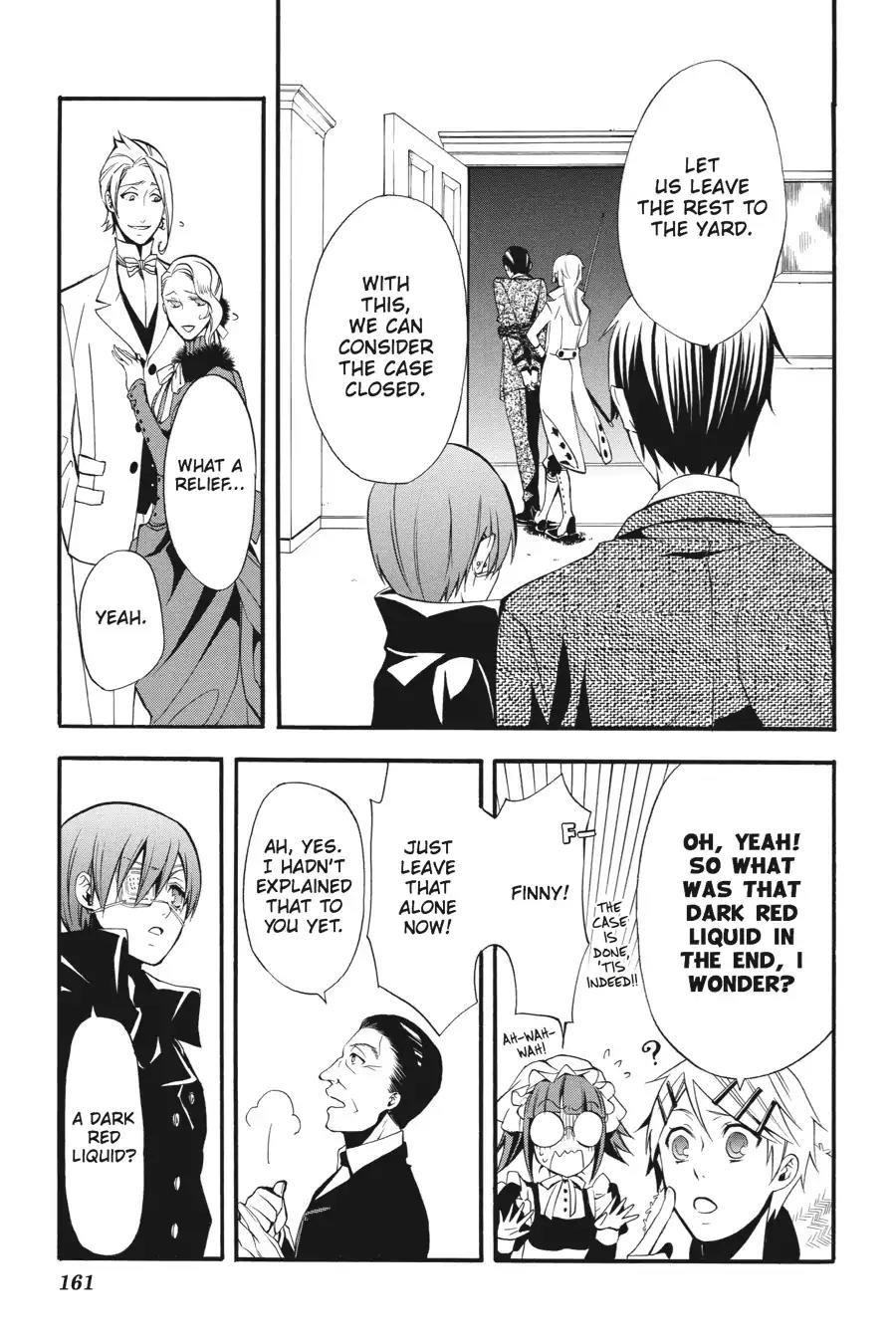 Kuroshitsuji Chapter 47 page 27 - Chapter 47: At midnight: The Butler, Contemplative