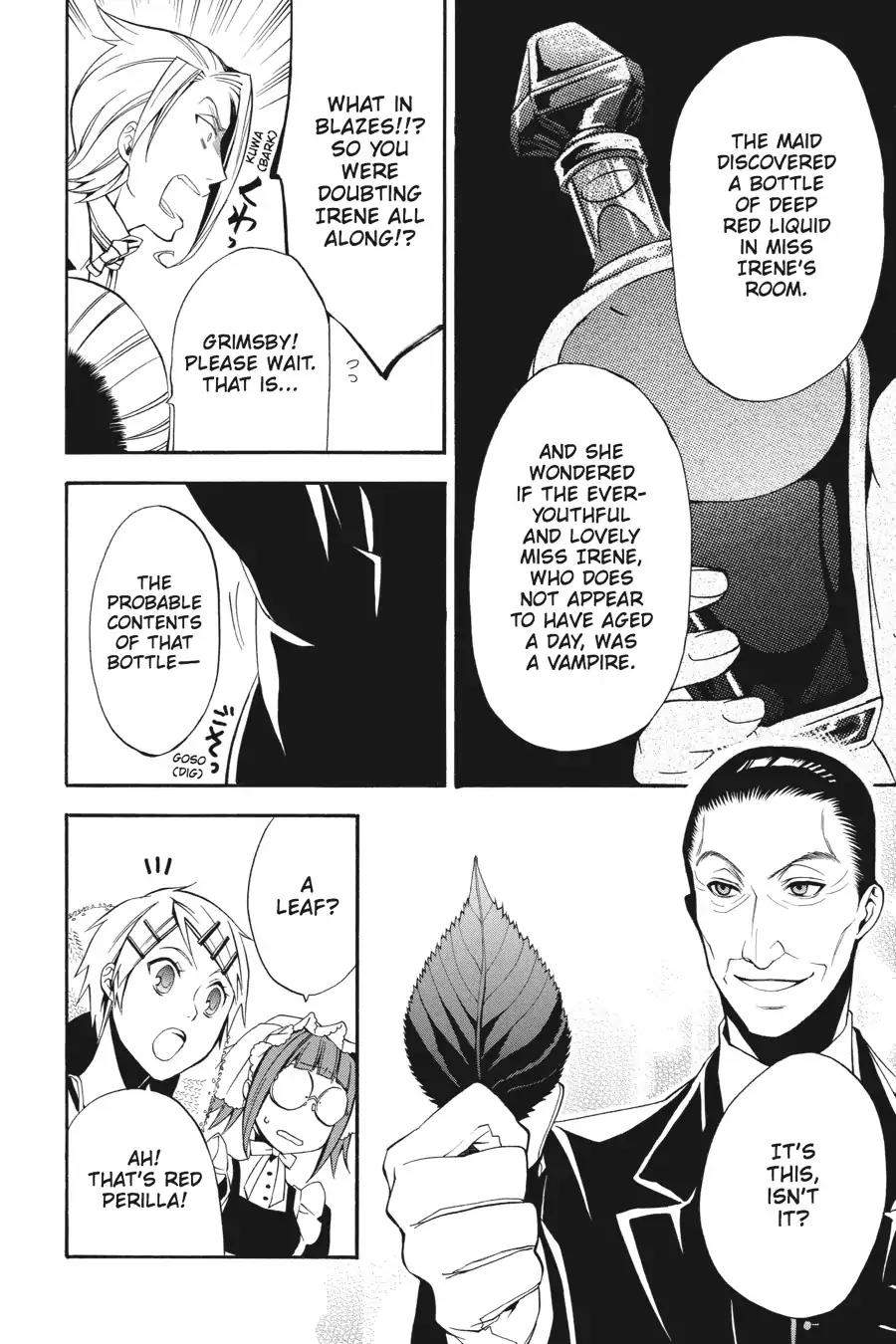 Kuroshitsuji Chapter 47 page 28 - Chapter 47: At midnight: The Butler, Contemplative
