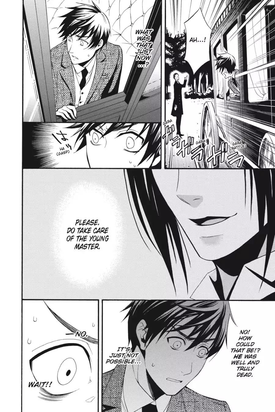 Kuroshitsuji Chapter 47 page 34 - Chapter 47: At midnight: The Butler, Contemplative