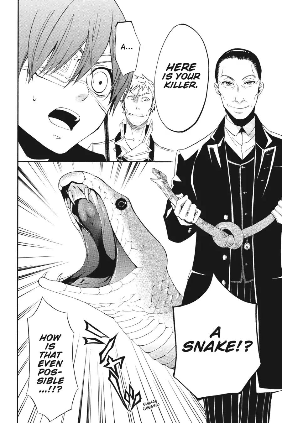 Kuroshitsuji Chapter 47 page 6 - Chapter 47: At midnight: The Butler, Contemplative