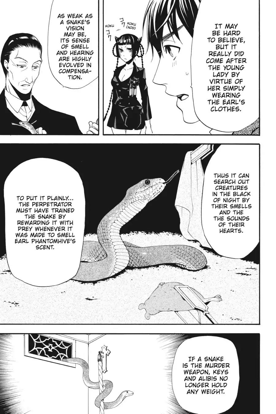 Kuroshitsuji Chapter 47 page 7 - Chapter 47: At midnight: The Butler, Contemplative