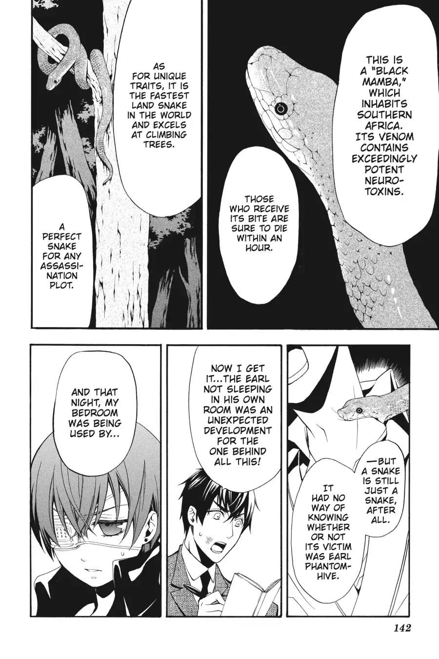 Kuroshitsuji Chapter 47 page 8 - Chapter 47: At midnight: The Butler, Contemplative