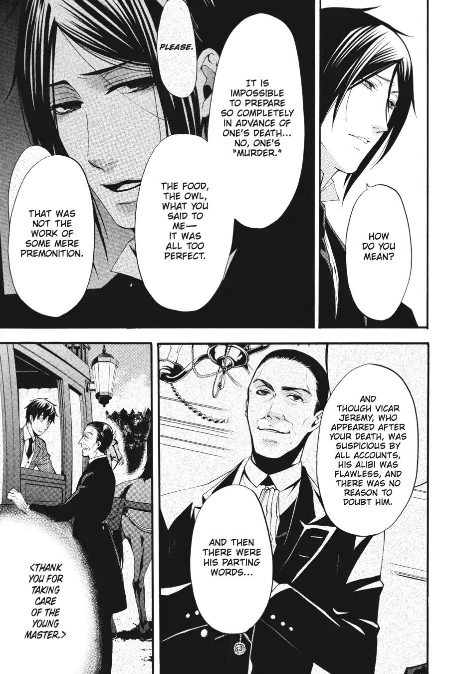 Kuroshitsuji Chapter 48 page 12 - Chapter 48: In the morning: The Butler, Solving