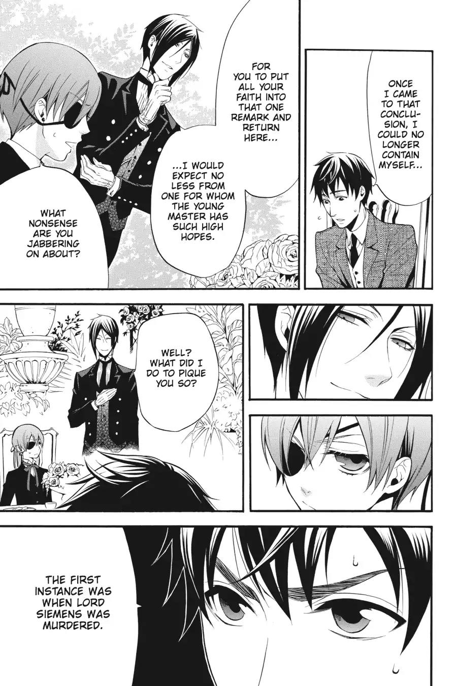 Kuroshitsuji Chapter 48 page 14 - Chapter 48: In the morning: The Butler, Solving