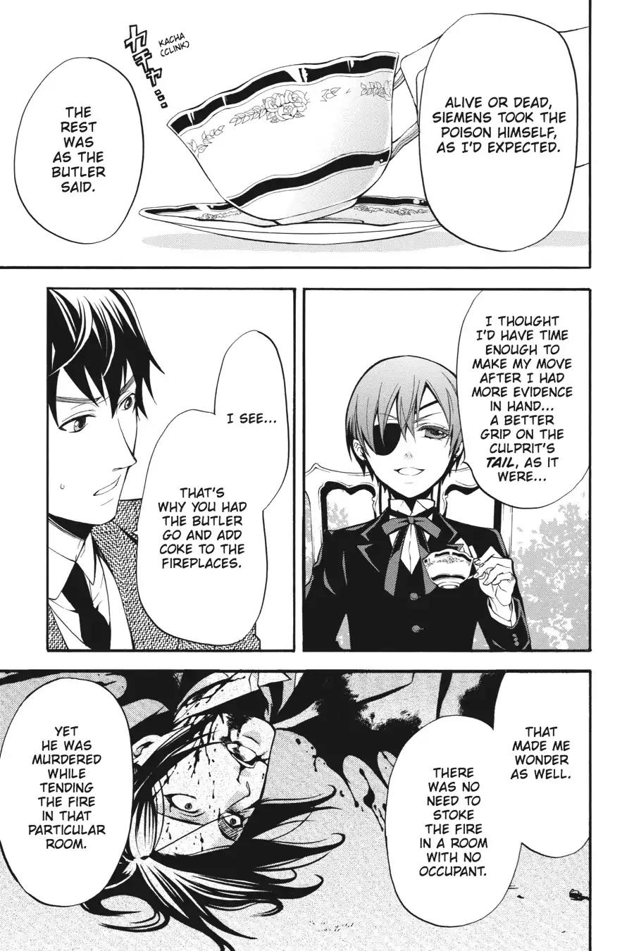 Kuroshitsuji Chapter 48 page 24 - Chapter 48: In the morning: The Butler, Solving