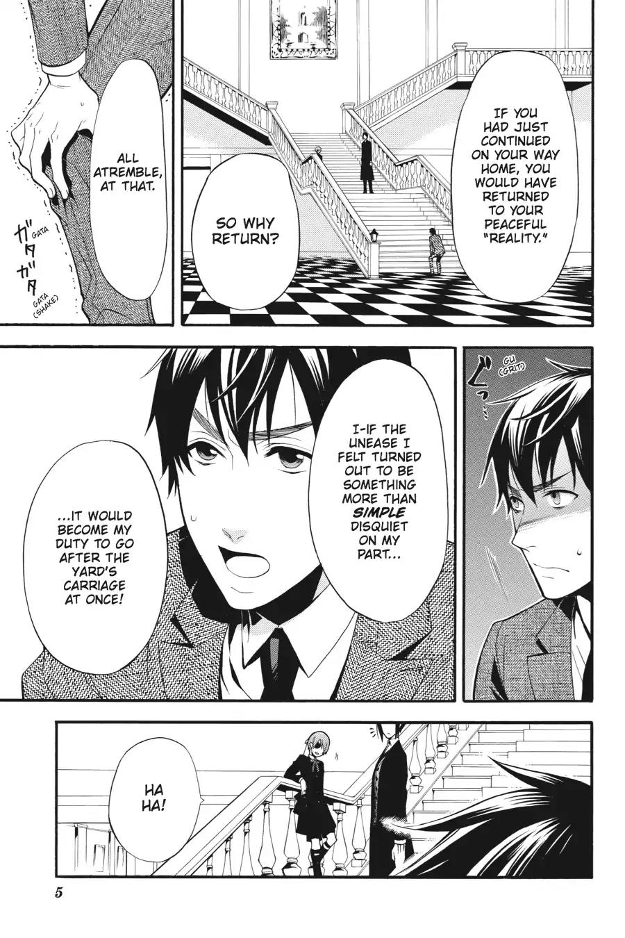 Kuroshitsuji Chapter 48 page 6 - Chapter 48: In the morning: The Butler, Solving