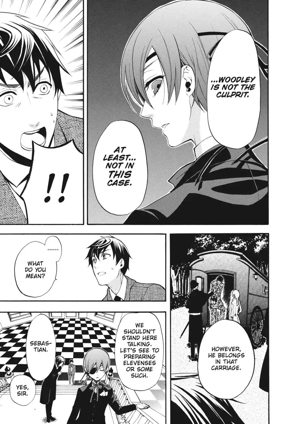 Kuroshitsuji Chapter 48 page 8 - Chapter 48: In the morning: The Butler, Solving