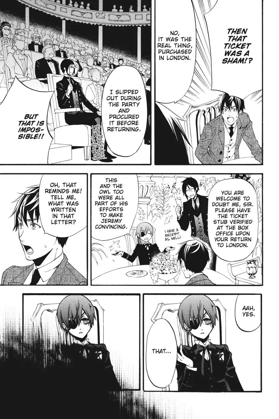 Kuroshitsuji Chapter 49 page 21 - Chapter 49: At noon: The Butler, Eccentric