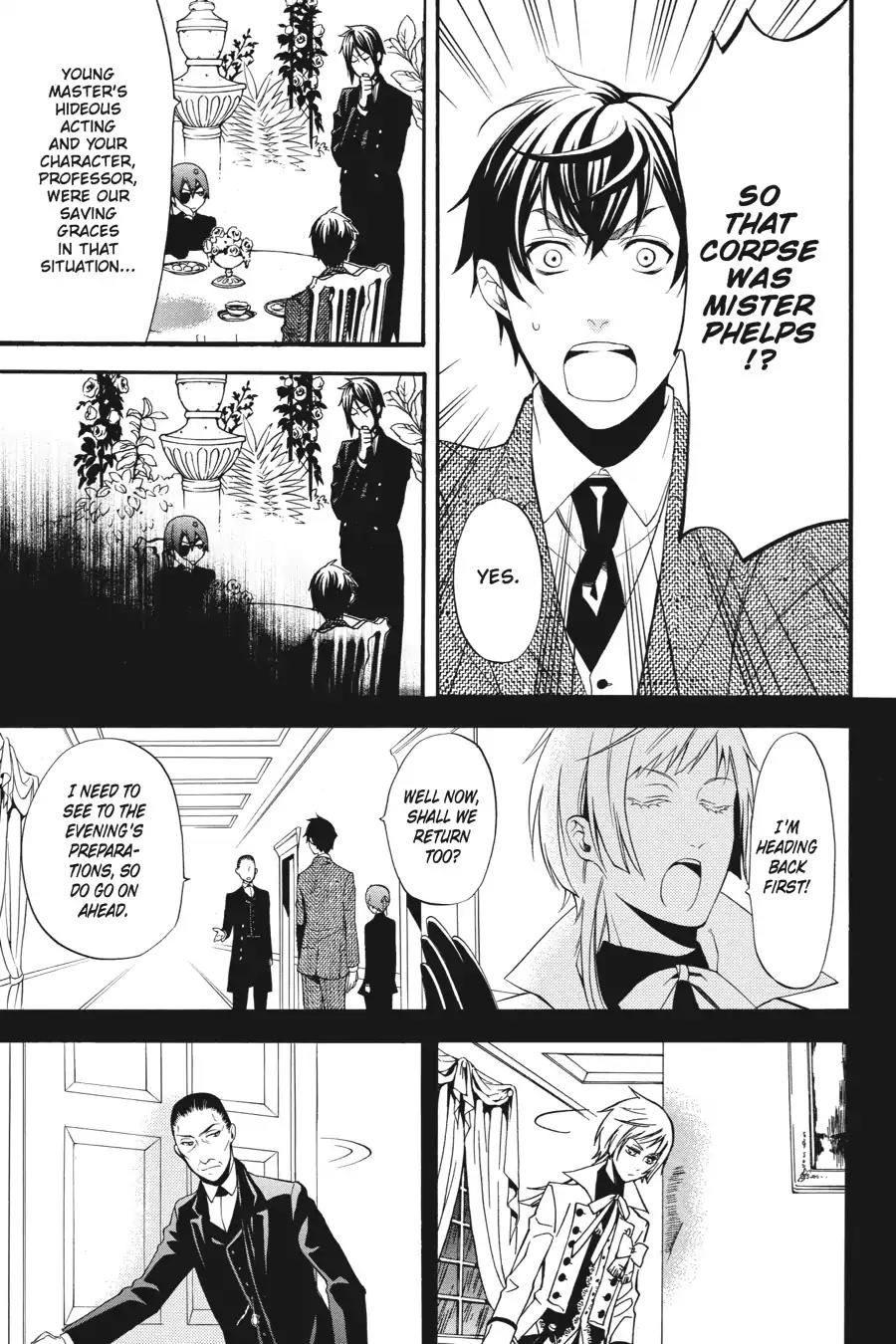 Kuroshitsuji Chapter 49 page 29 - Chapter 49: At noon: The Butler, Eccentric