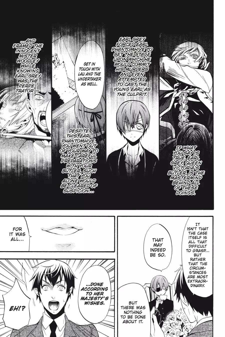 Kuroshitsuji Chapter 49 page 33 - Chapter 49: At noon: The Butler, Eccentric