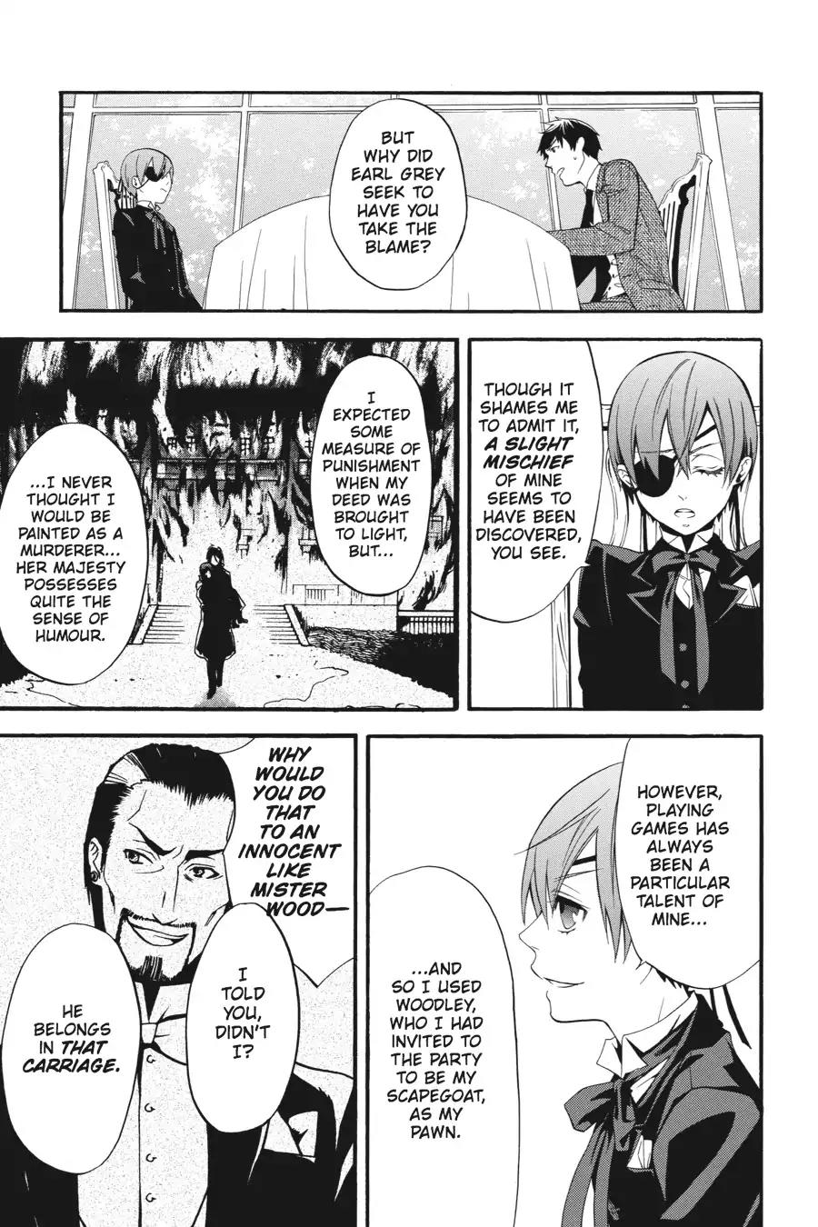 Kuroshitsuji Chapter 49 page 35 - Chapter 49: At noon: The Butler, Eccentric