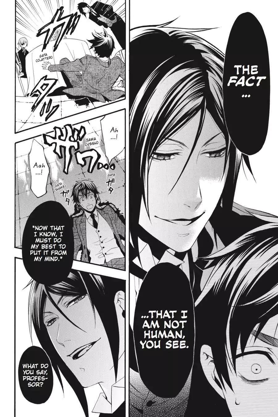 Kuroshitsuji Chapter 49 page 38 - Chapter 49: At noon: The Butler, Eccentric