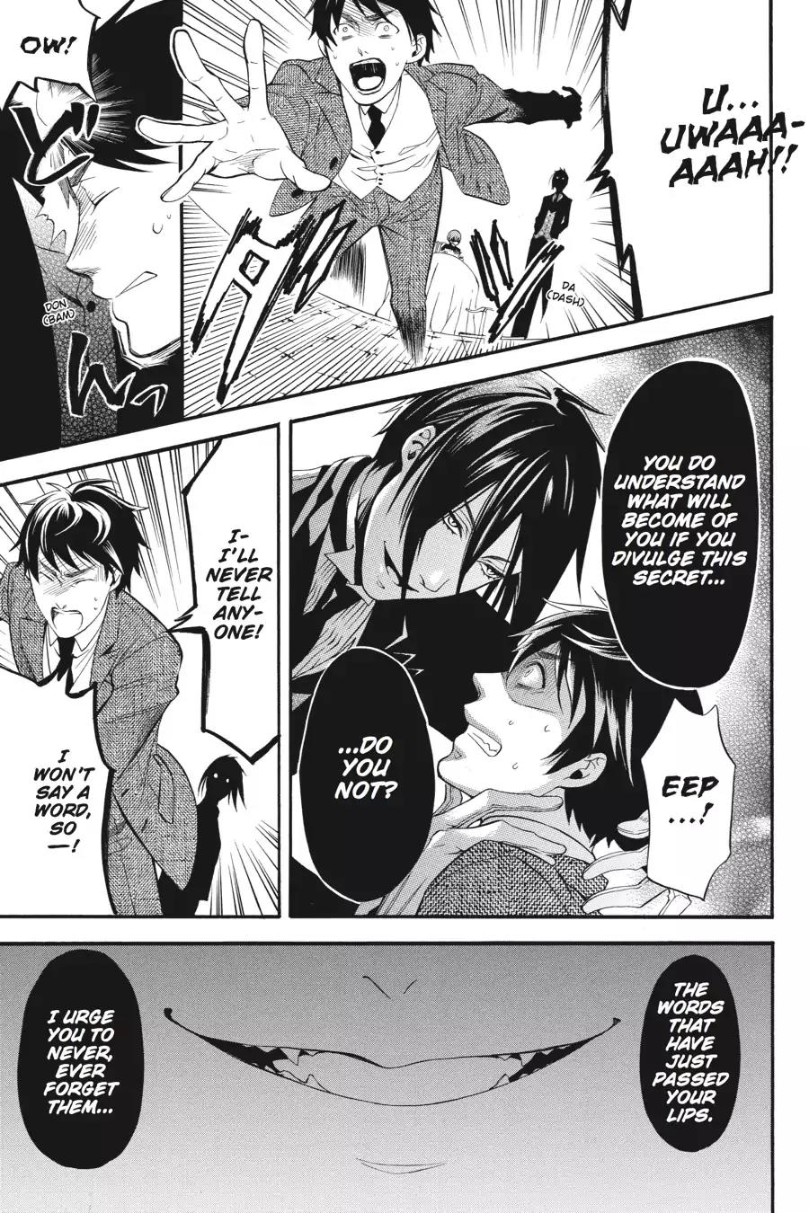 Kuroshitsuji Chapter 49 page 39 - Chapter 49: At noon: The Butler, Eccentric