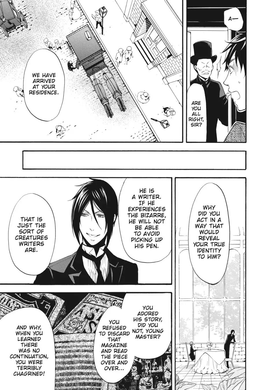 Kuroshitsuji Chapter 49 page 41 - Chapter 49: At noon: The Butler, Eccentric