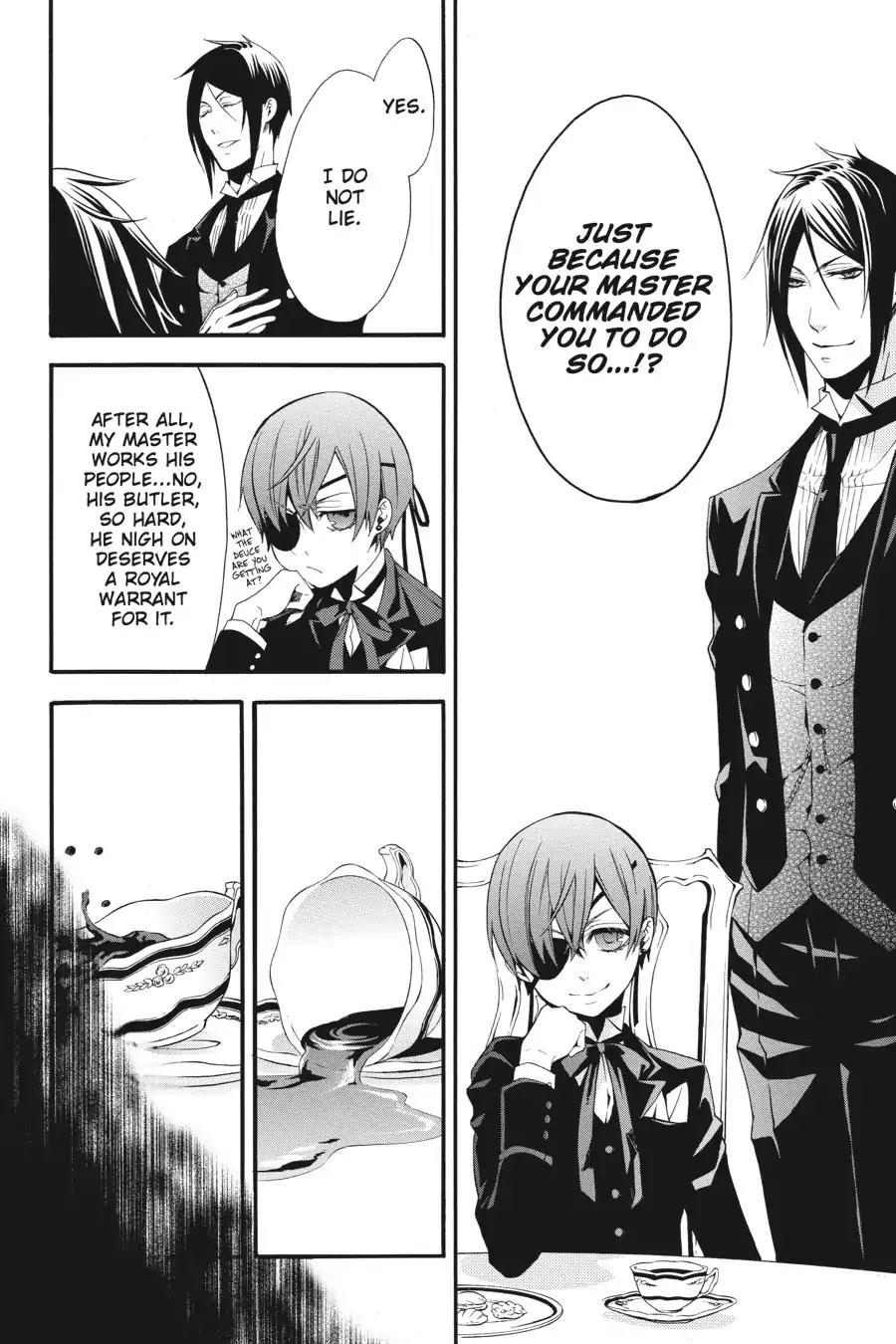 Kuroshitsuji Chapter 49 page 8 - Chapter 49: At noon: The Butler, Eccentric