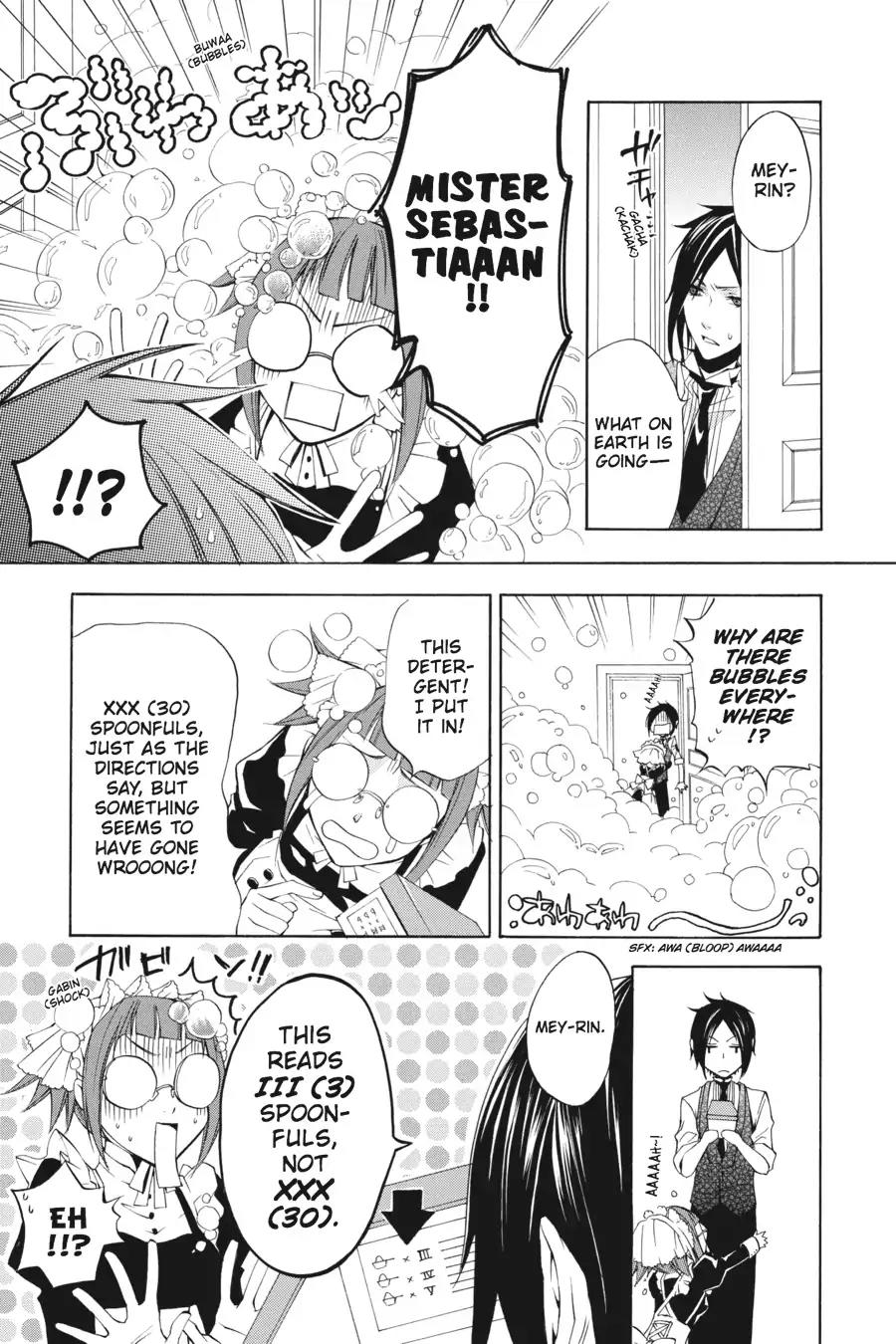 Kuroshitsuji Chapter 5 page 12 - Chapter 5: In the morning: The Butler, Busy