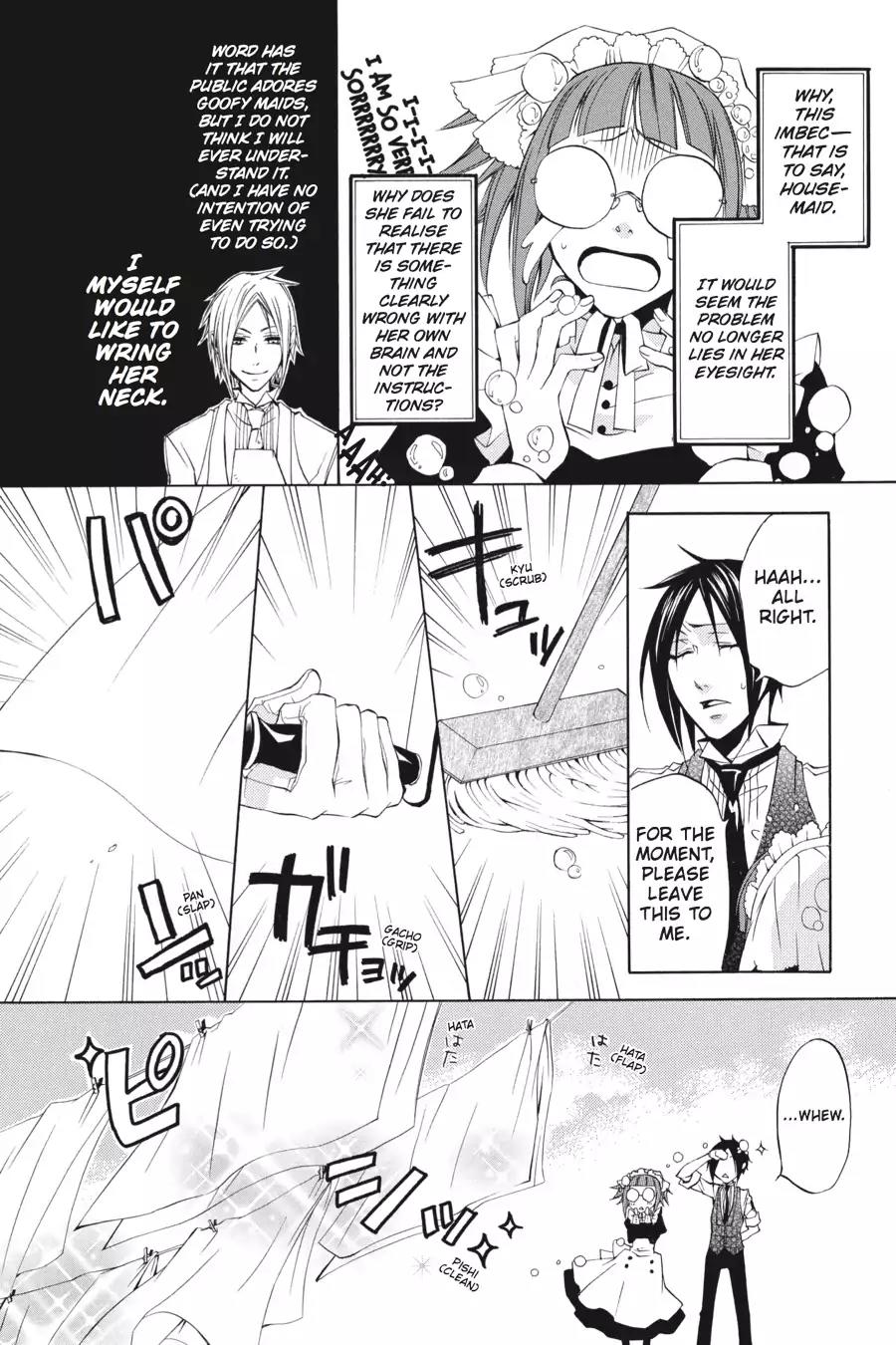 Kuroshitsuji Chapter 5 page 13 - Chapter 5: In the morning: The Butler, Busy