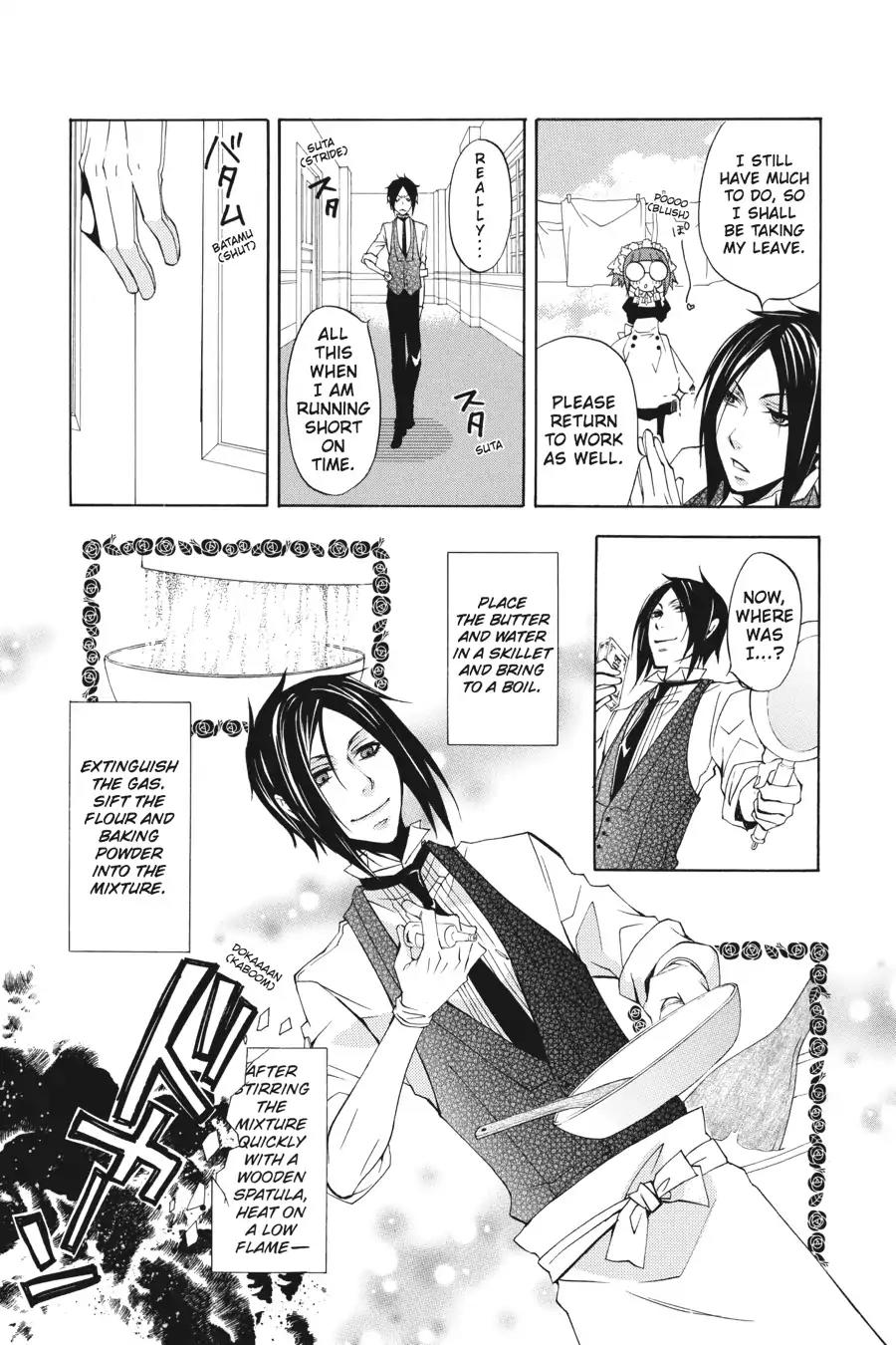 Kuroshitsuji Chapter 5 page 14 - Chapter 5: In the morning: The Butler, Busy
