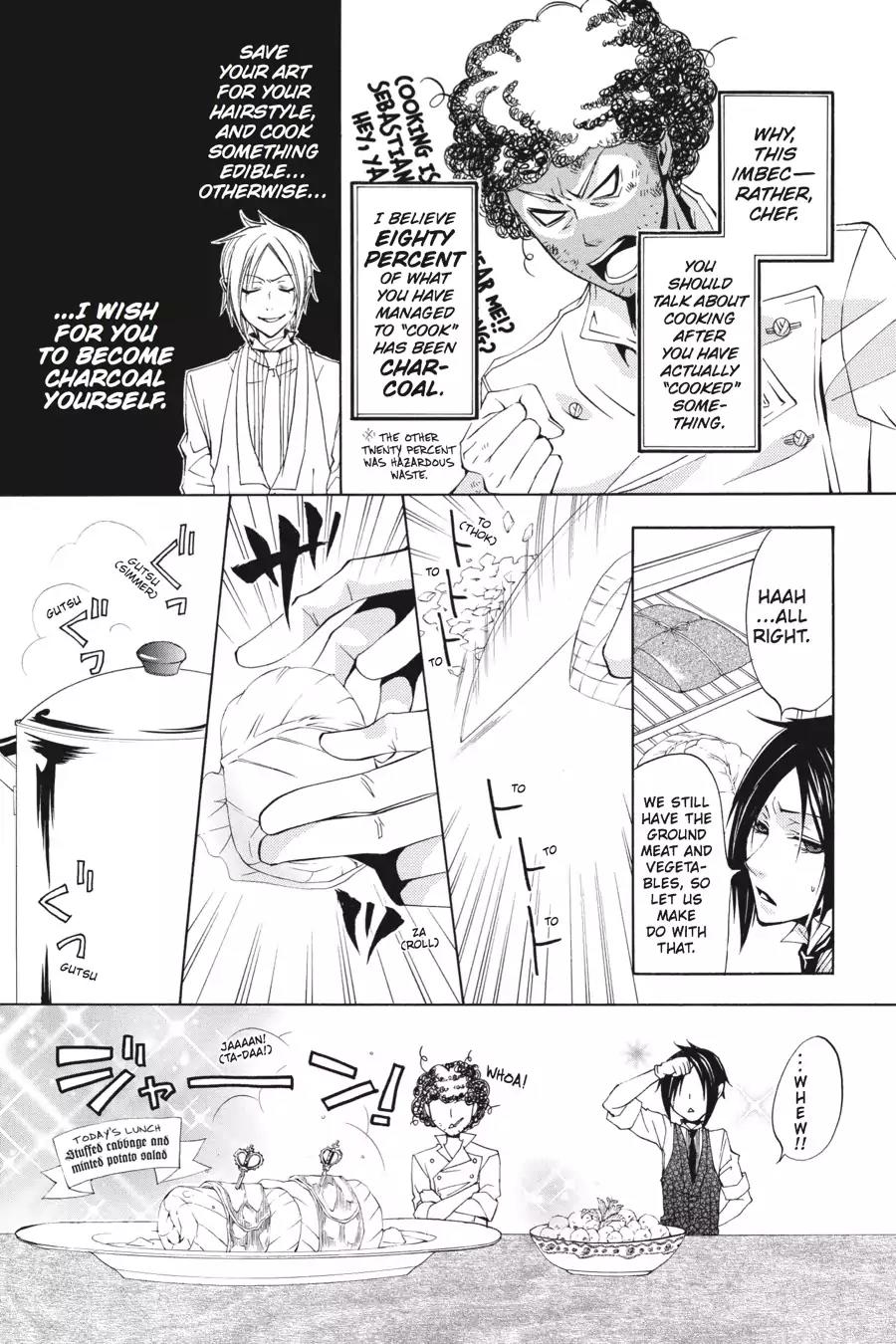 Kuroshitsuji Chapter 5 page 16 - Chapter 5: In the morning: The Butler, Busy