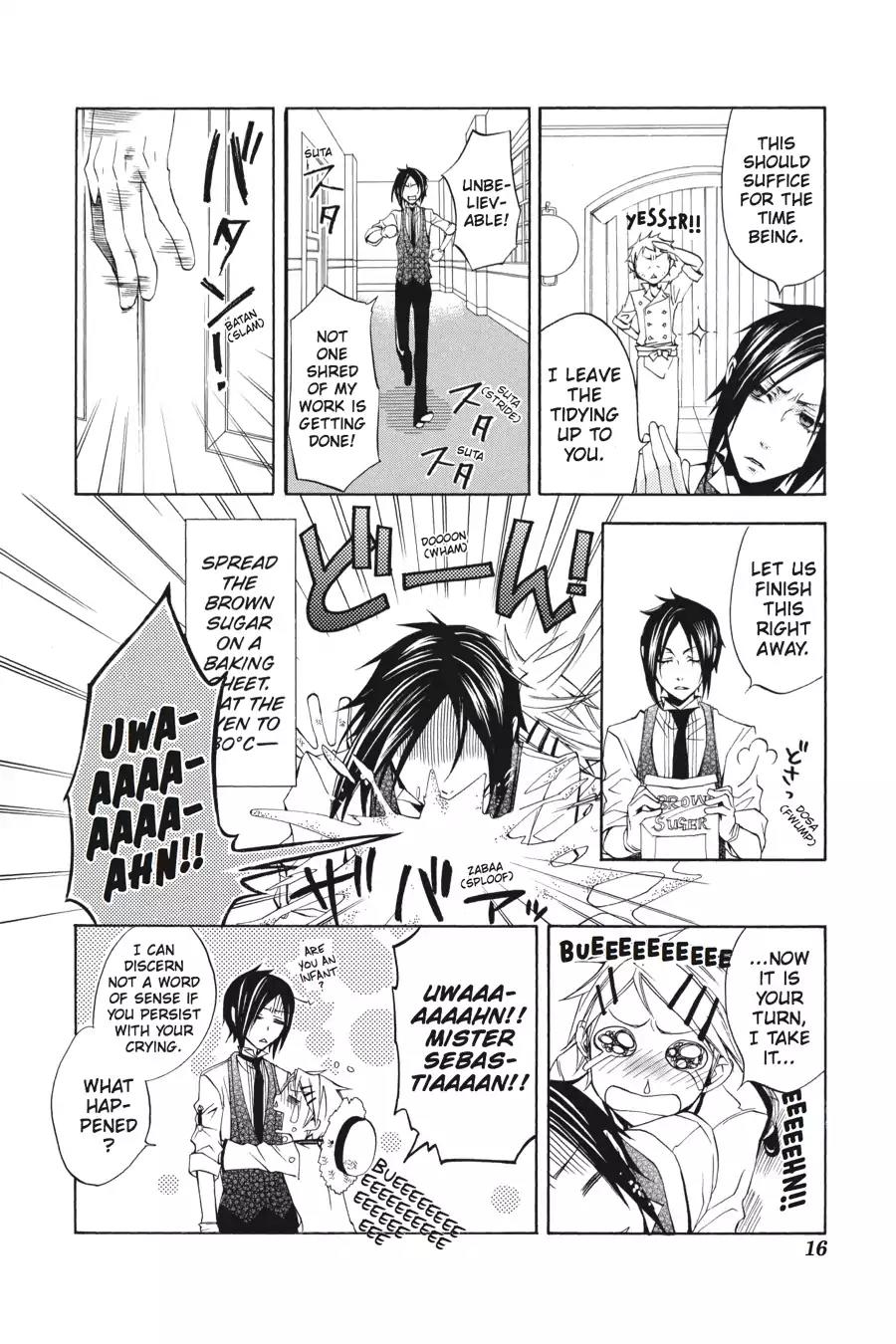Kuroshitsuji Chapter 5 page 17 - Chapter 5: In the morning: The Butler, Busy