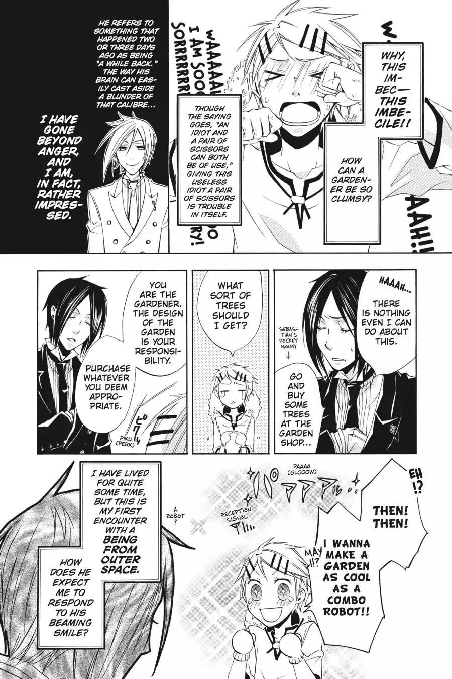 Kuroshitsuji Chapter 5 page 19 - Chapter 5: In the morning: The Butler, Busy