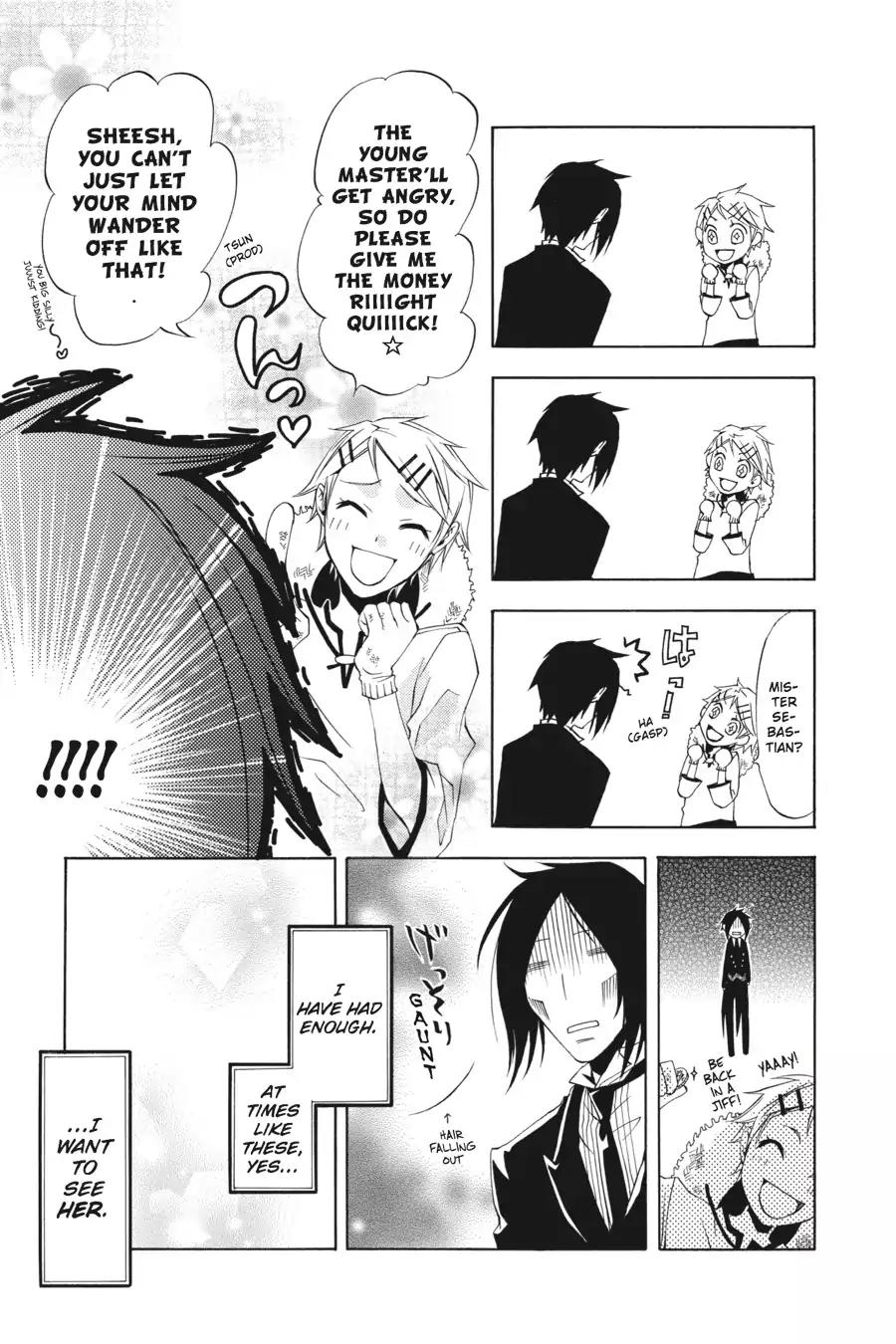 Kuroshitsuji Chapter 5 page 20 - Chapter 5: In the morning: The Butler, Busy