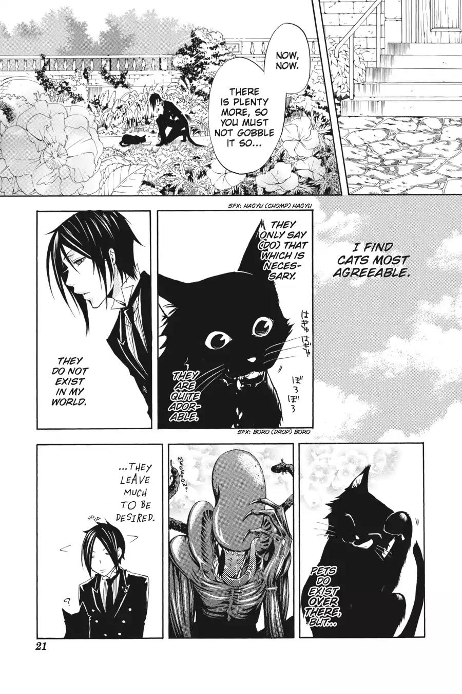 Kuroshitsuji Chapter 5 page 22 - Chapter 5: In the morning: The Butler, Busy