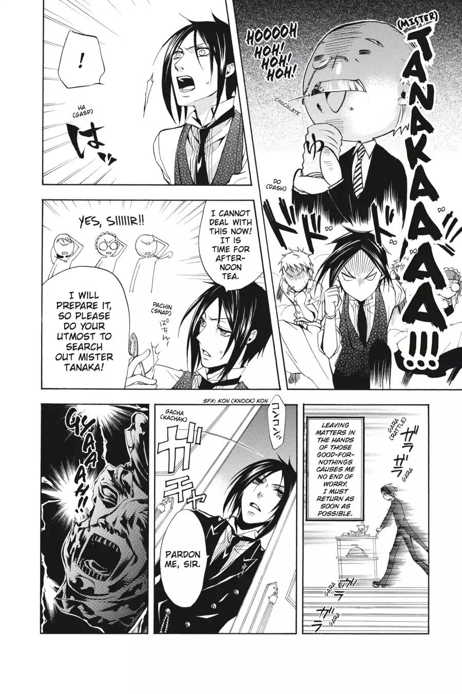 Kuroshitsuji Chapter 5 page 29 - Chapter 5: In the morning: The Butler, Busy