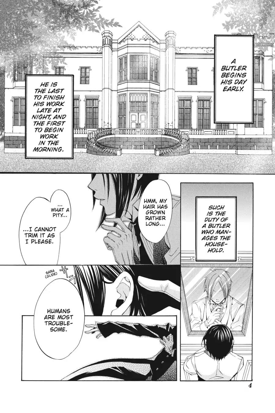 Kuroshitsuji Chapter 5 page 5 - Chapter 5: In the morning: The Butler, Busy