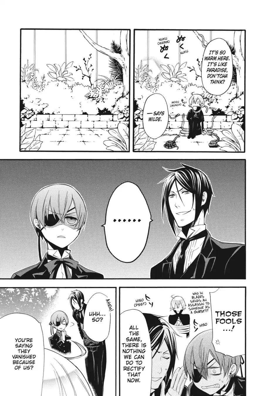 Kuroshitsuji Chapter 50 page 15 - Chapter 50: In the afternoon: The Butler, Laid to Rest