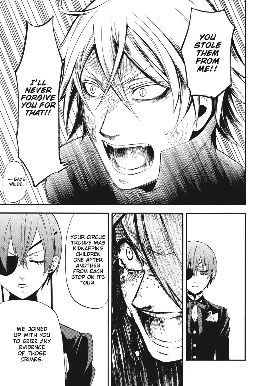 Kuroshitsuji Chapter 50 page 17 - Chapter 50: In the afternoon: The Butler, Laid to Rest