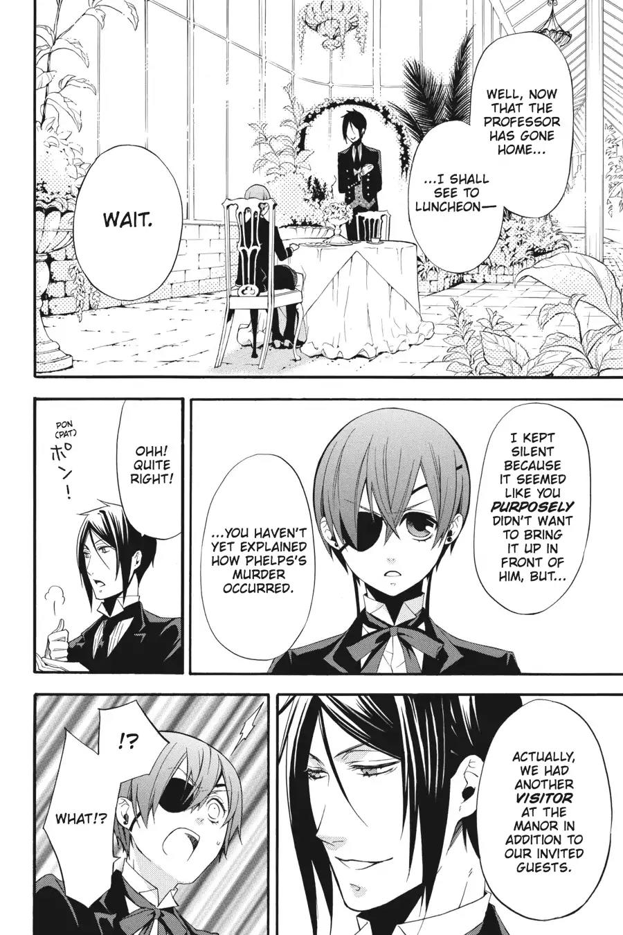 Kuroshitsuji Chapter 50 page 2 - Chapter 50: In the afternoon: The Butler, Laid to Rest