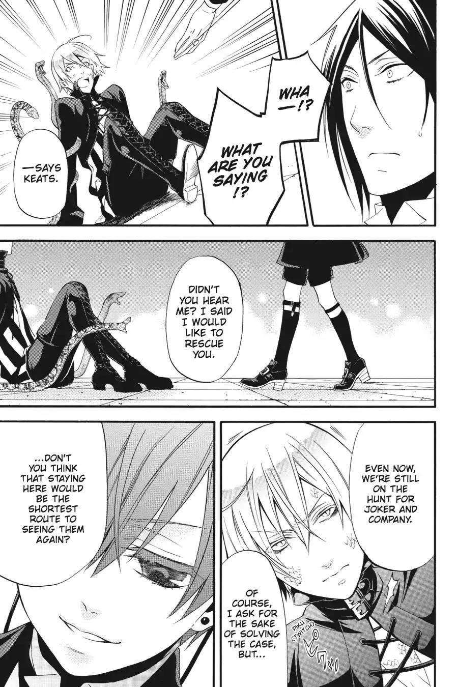 Kuroshitsuji Chapter 50 page 21 - Chapter 50: In the afternoon: The Butler, Laid to Rest