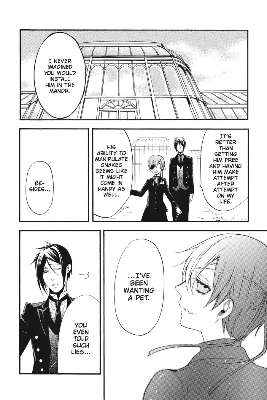 Kuroshitsuji Chapter 50 page 24 - Chapter 50: In the afternoon: The Butler, Laid to Rest