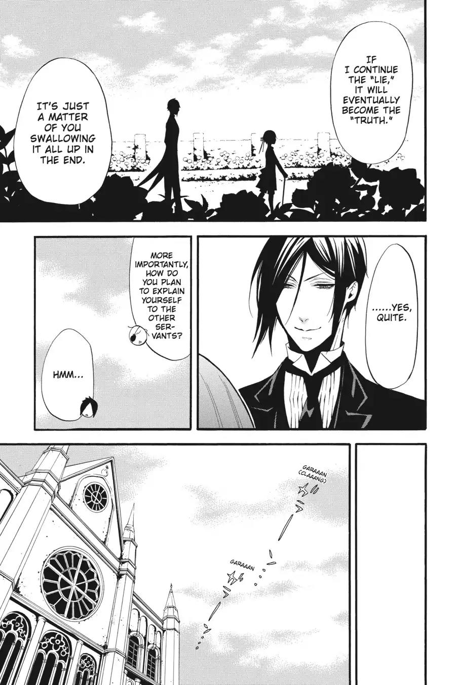 Kuroshitsuji Chapter 50 page 25 - Chapter 50: In the afternoon: The Butler, Laid to Rest