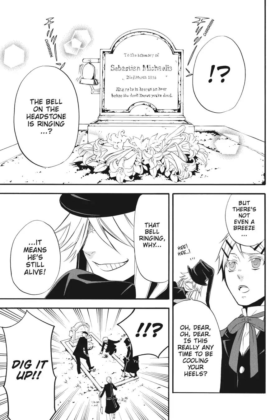 Kuroshitsuji Chapter 50 page 29 - Chapter 50: In the afternoon: The Butler, Laid to Rest