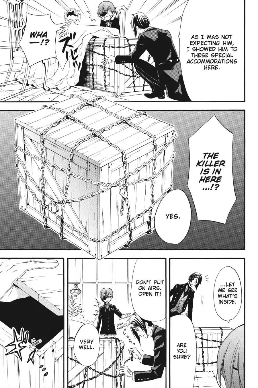 Kuroshitsuji Chapter 50 page 3 - Chapter 50: In the afternoon: The Butler, Laid to Rest