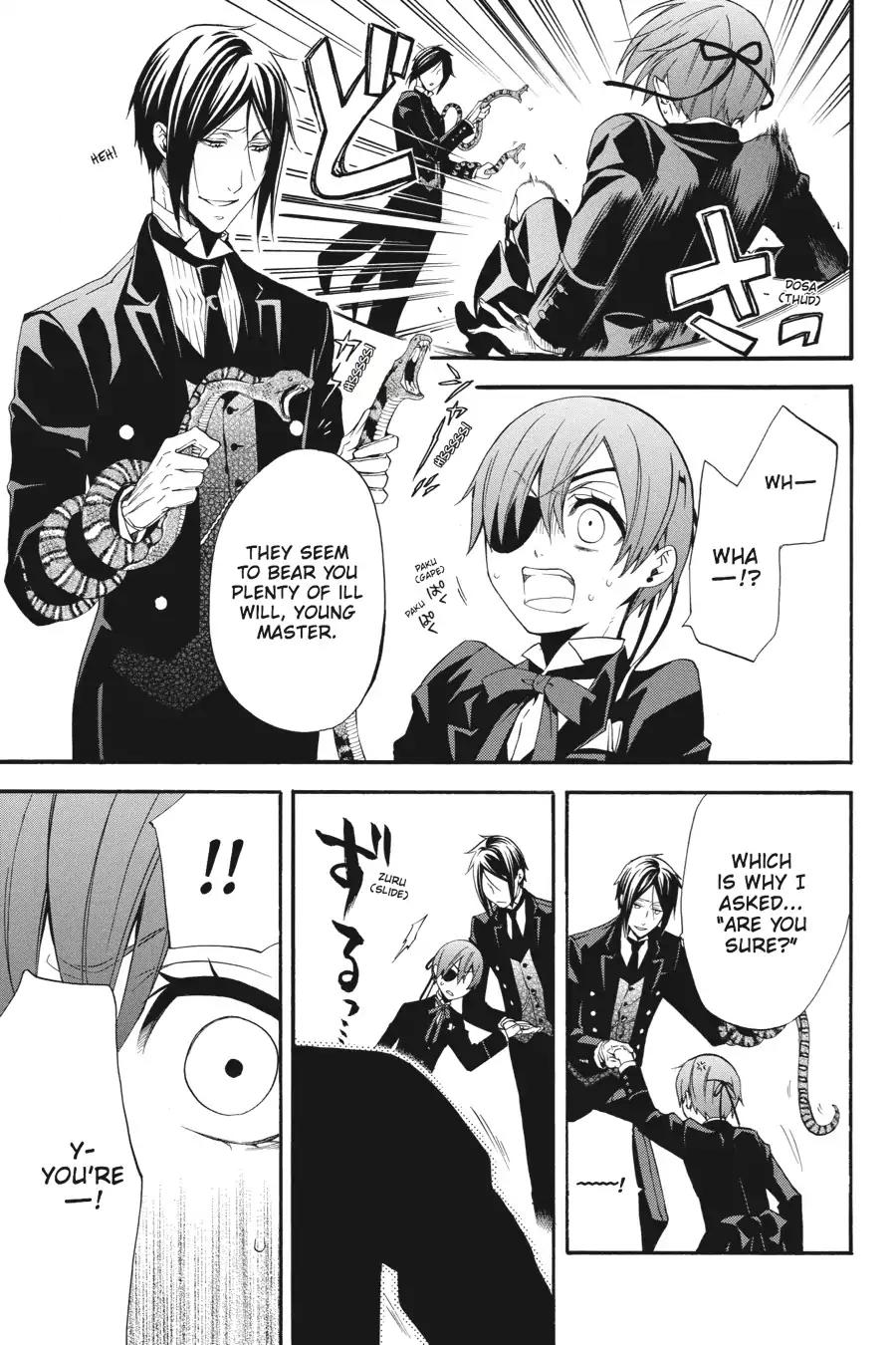 Kuroshitsuji Chapter 50 page 5 - Chapter 50: In the afternoon: The Butler, Laid to Rest
