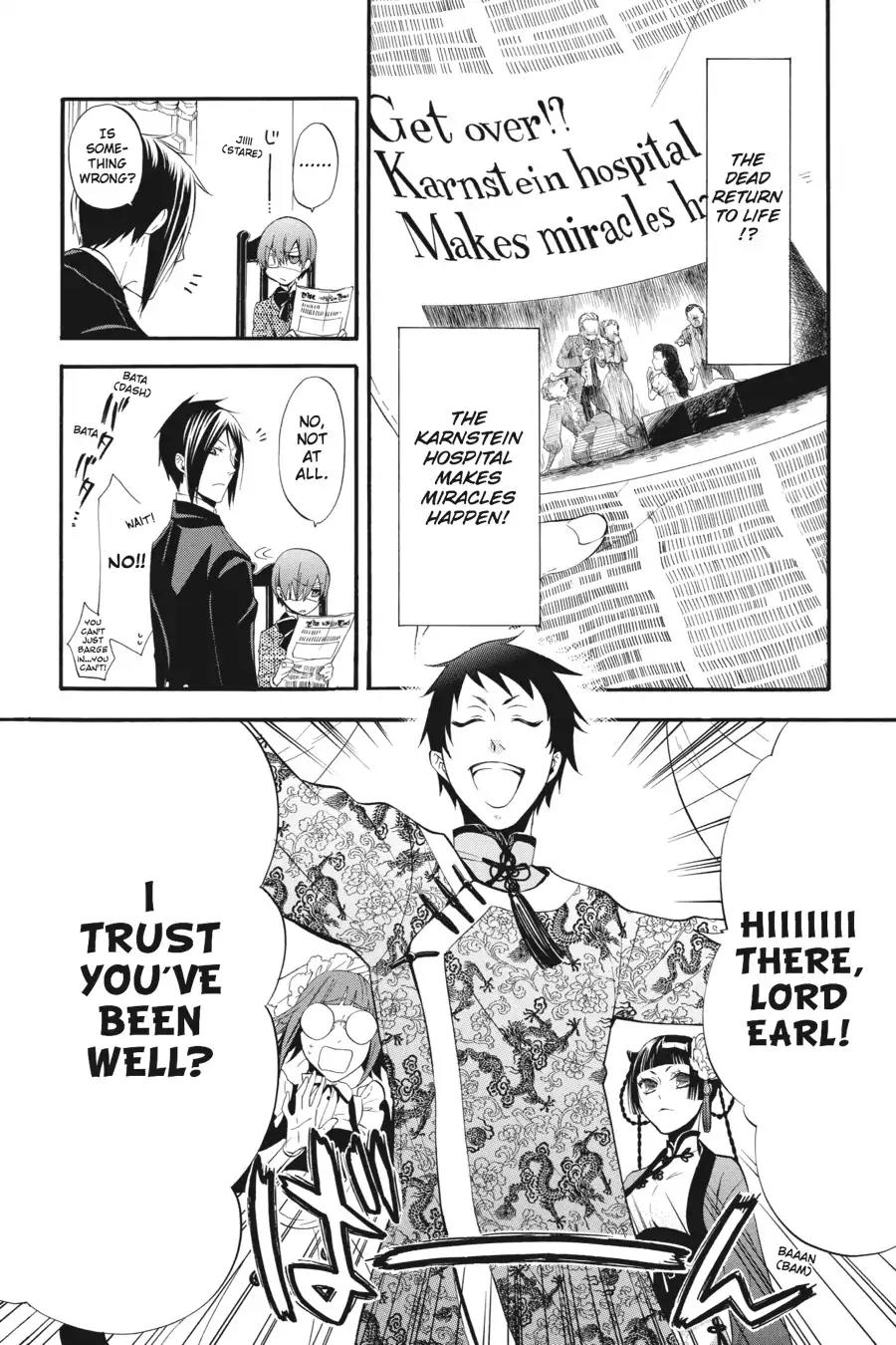 Kuroshitsuji Chapter 51 page 10 - Chapter 51: At night: The Butler, Setting Sail