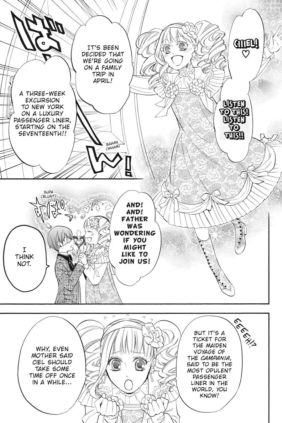 Kuroshitsuji Chapter 51 page 15 - Chapter 51: At night: The Butler, Setting Sail
